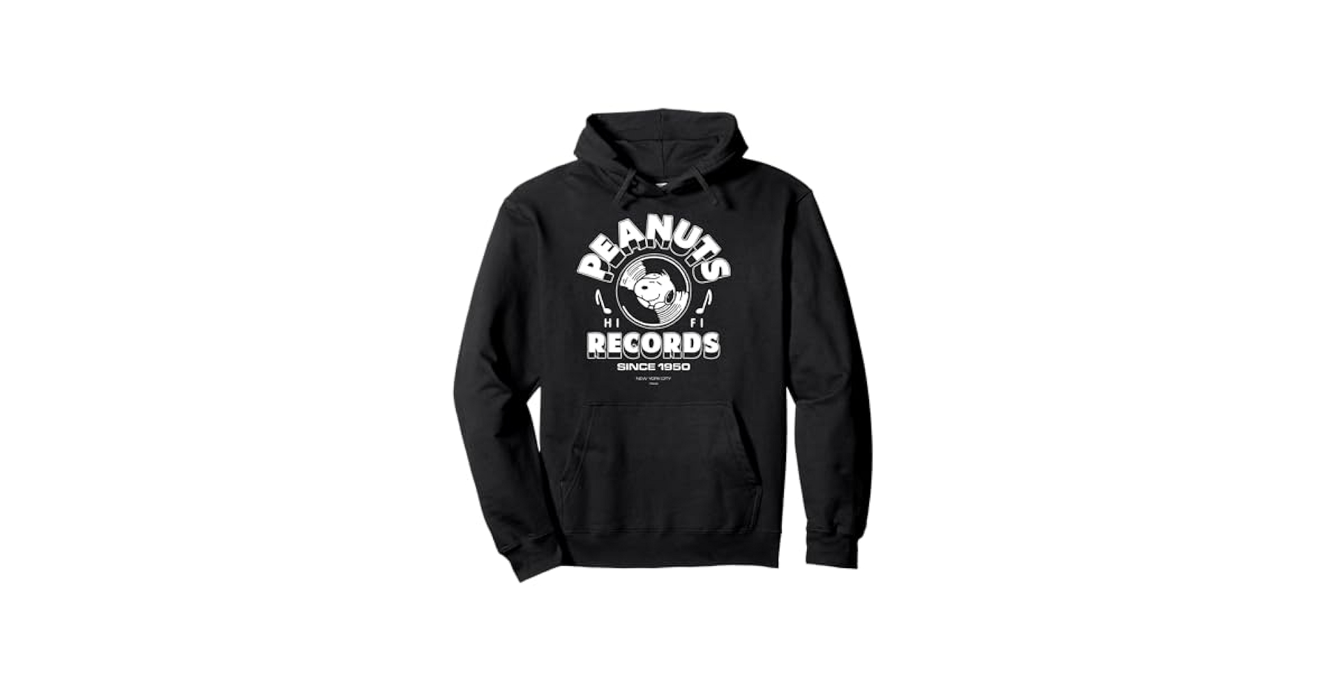 Amazon.com: Peanuts - Peanuts Record Snoopy Vinyl Pullover